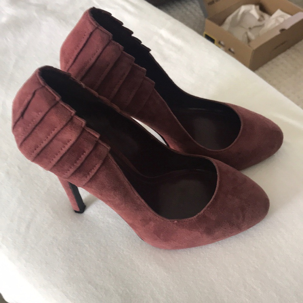 ALDO Botkins Suede Platform Heels 7.5 - Picture 3 of 8